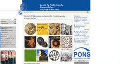 Desktop Screenshot of iaw.uni-freiburg.de