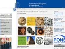 Tablet Screenshot of iaw.uni-freiburg.de