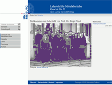 Tablet Screenshot of mittelalter2.geschichte.uni-freiburg.de