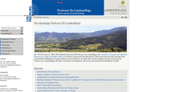 Desktop Screenshot of landespflege.uni-freiburg.de