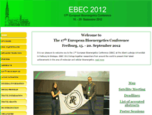 Tablet Screenshot of ebec2012.uni-freiburg.de