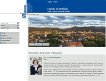 Tablet Screenshot of med.uni-freiburg.de