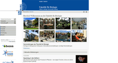 Desktop Screenshot of bio.uni-freiburg.de