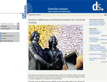 Tablet Screenshot of germanistik.uni-freiburg.de