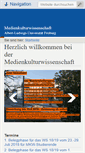 Mobile Screenshot of medienkulturwissenschaft.uni-freiburg.de