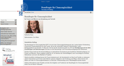 Desktop Screenshot of chancengleichheit.uni-freiburg.de