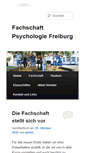 Mobile Screenshot of fspsy.uni-freiburg.de