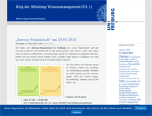 Tablet Screenshot of blog.mw.uni-freiburg.de
