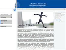 Tablet Screenshot of gesunde.uni-freiburg.de