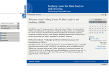 Tablet Screenshot of fdm.uni-freiburg.de