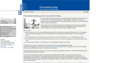 Desktop Screenshot of personalentwicklung.uni-freiburg.de