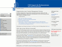 Tablet Screenshot of cms.uni-freiburg.de