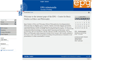 Desktop Screenshot of epg.uni-freiburg.de