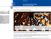 Tablet Screenshot of meteo.uni-freiburg.de