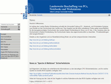 Tablet Screenshot of bw-pc.uni-freiburg.de