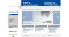 Desktop Screenshot of frias.uni-freiburg.de