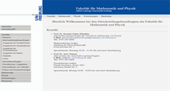 Desktop Screenshot of gbmathphys.uni-freiburg.de