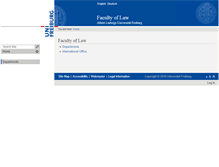 Tablet Screenshot of jura.uni-freiburg.de