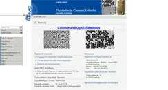 Desktop Screenshot of colloids.uni-freiburg.de