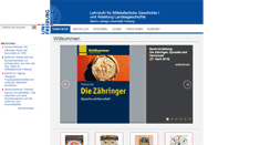 Desktop Screenshot of mittelalter1.uni-freiburg.de