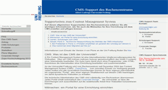 Desktop Screenshot of cmsforum.uni-freiburg.de