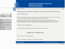 Tablet Screenshot of alumni-ffu.uni-freiburg.de