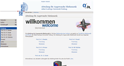 Desktop Screenshot of aam.uni-freiburg.de