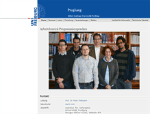 Tablet Screenshot of proglang.informatik.uni-freiburg.de