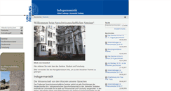 Desktop Screenshot of indogermanistik.uni-freiburg.de