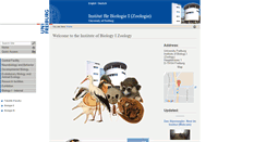Desktop Screenshot of bio1.uni-freiburg.de