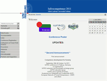 Tablet Screenshot of iufrocompetence2011.uni-freiburg.de