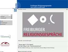 Tablet Screenshot of freiburger-religionsgespraeche.uni-freiburg.de